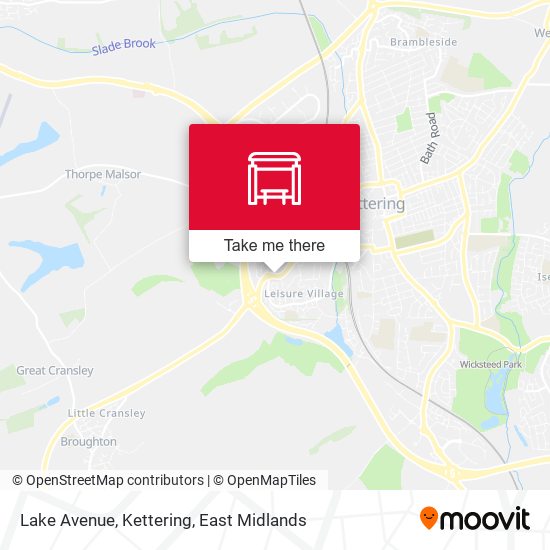 Lake Avenue, Kettering map