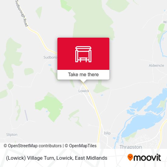(Lowick) Village Turn, Lowick map
