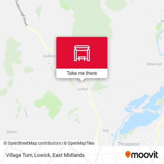 Village Turn, Lowick map
