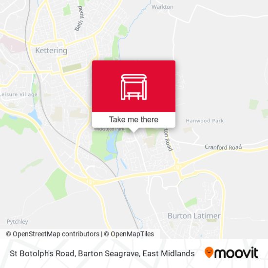 St Botolph's Road, Barton Seagrave map