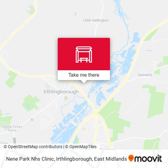Nene Park Nhs Clinic, Irthlingborough map