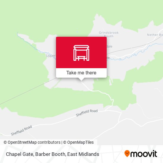 Chapel Gate, Barber Booth map