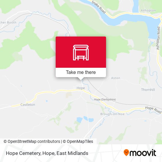 Hope Cemetery, Hope map