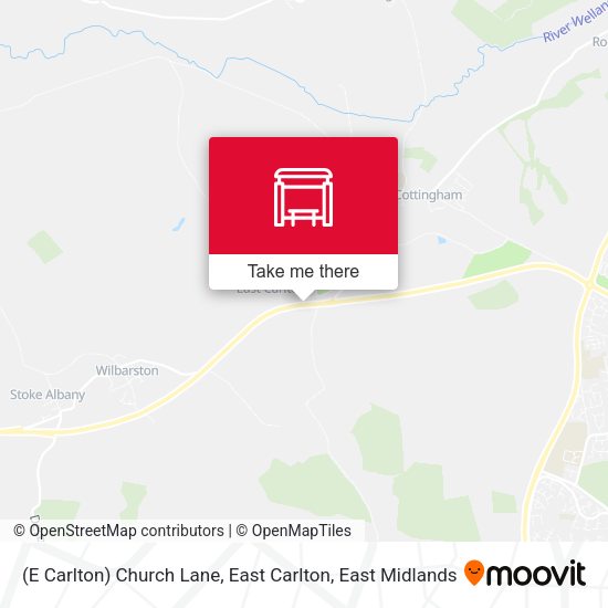 (E Carlton) Church Lane, East Carlton map