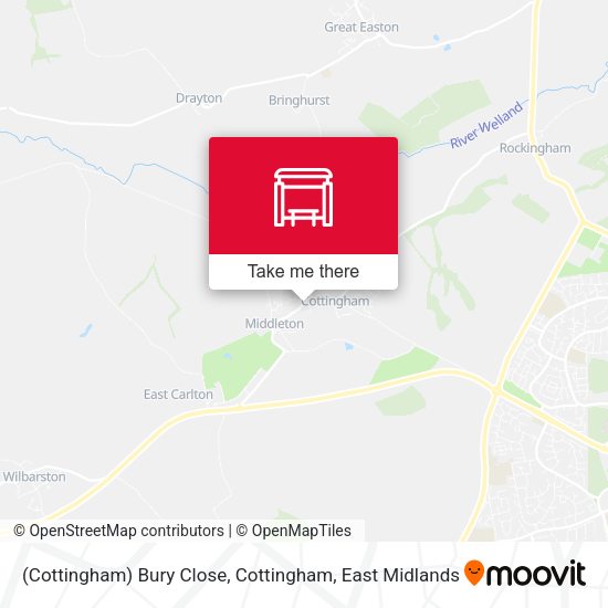 (Cottingham) Bury Close, Cottingham map