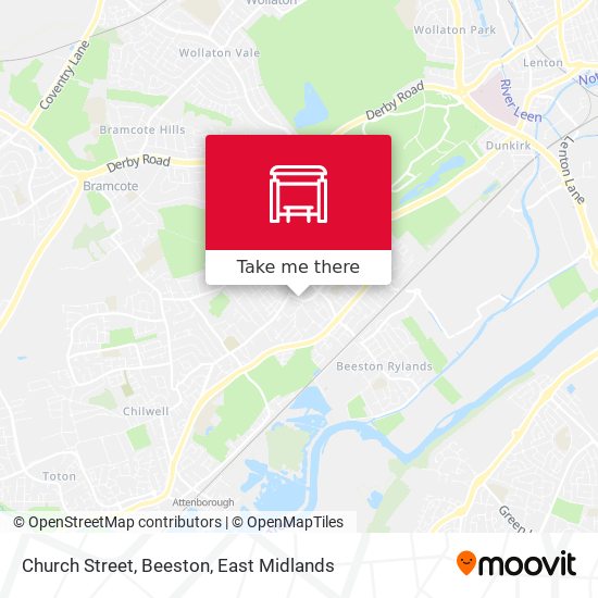 Church Street, Beeston map