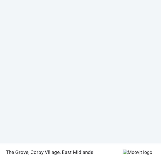 The Grove, Corby Village map