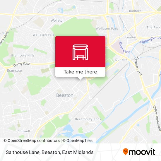 Salthouse Lane, Beeston map
