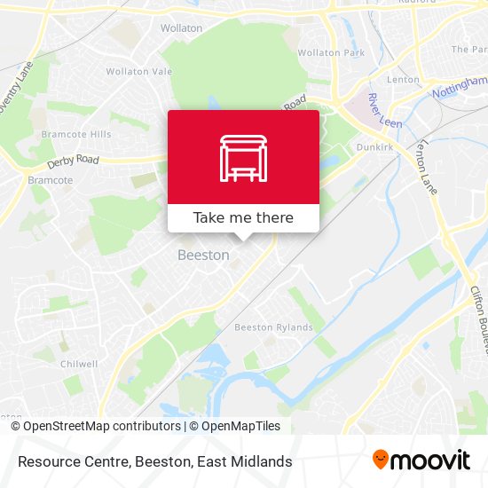 Resource Centre, Beeston map