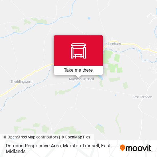 Demand Responsive Area, Marston Trussell map