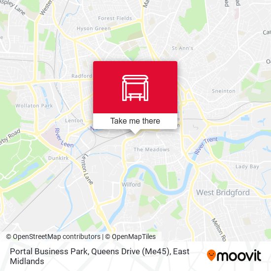 Portal Business Park, Queens Drive (Me45) map