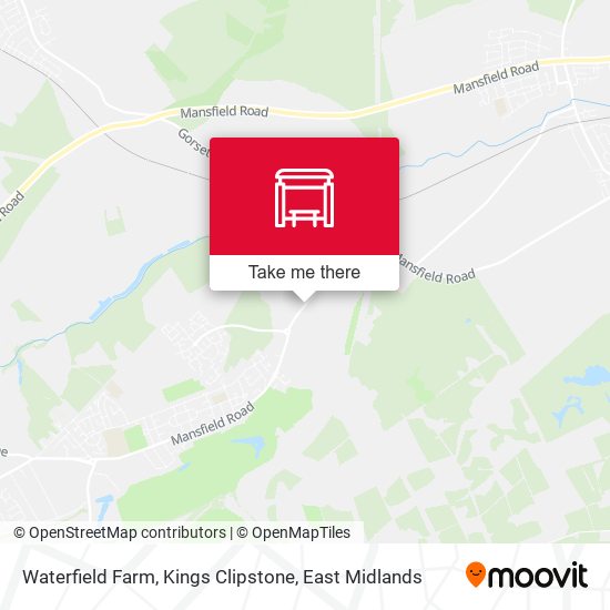 Waterfield Farm, Kings Clipstone map