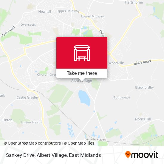 Sankey Drive, Albert Village map