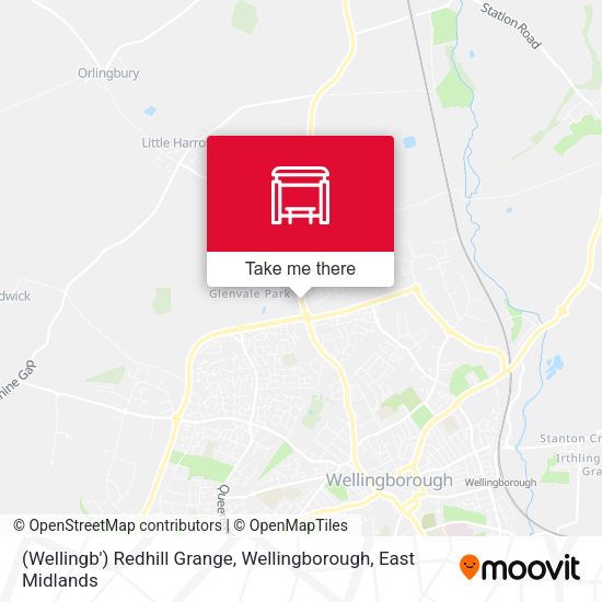 (Wellingb') Redhill Grange, Wellingborough map