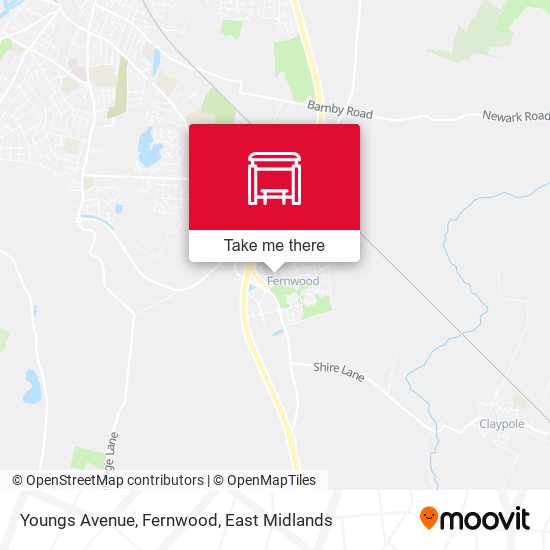 Youngs Avenue, Fernwood map