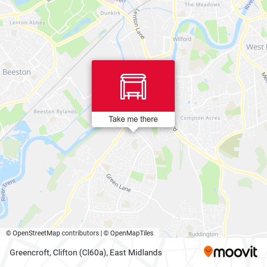 Greencroft, Clifton (Cl60a) map