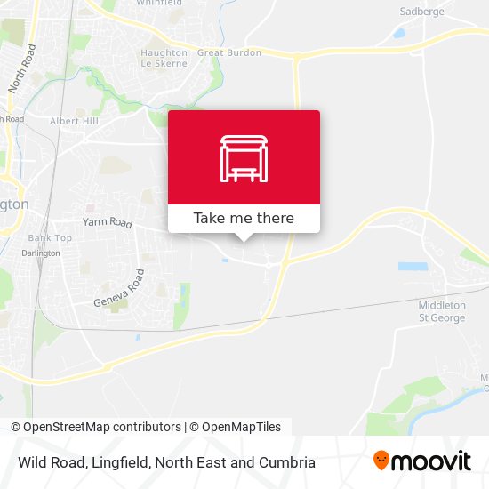 Wild Road, Lingfield map