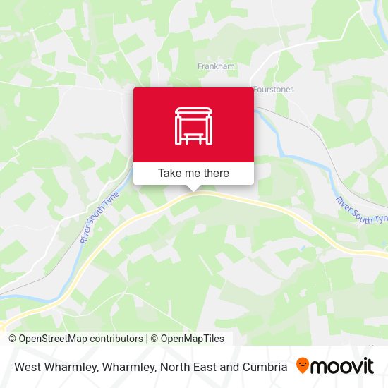 West Wharmley, Wharmley map