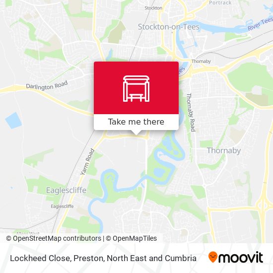 Lockheed Close, Preston map