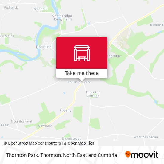 Thornton Park, Thornton map