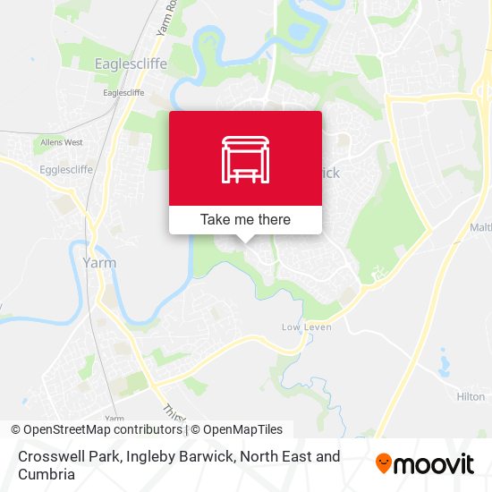 Crosswell Park, Ingleby Barwick map
