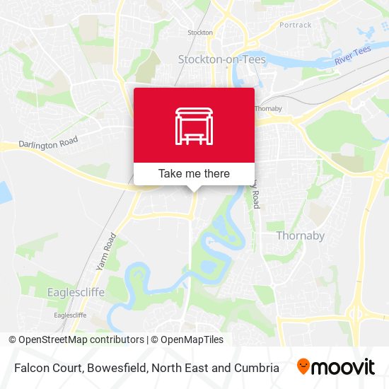 Falcon Court, Bowesfield map