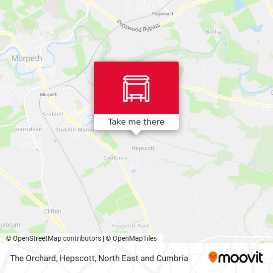 The Orchard, Hepscott map