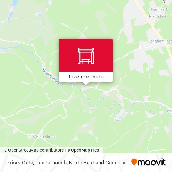 Priors Gate, Pauperhaugh map