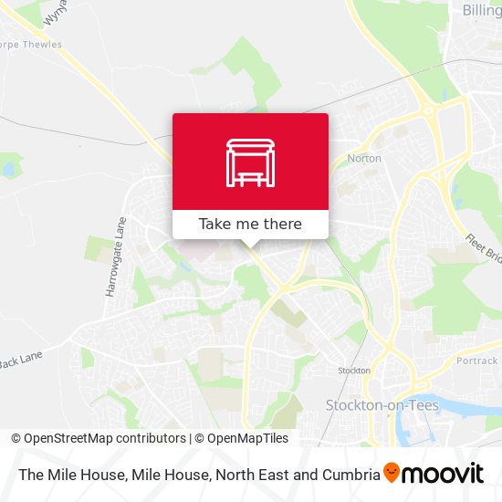 The Mile House, Mile House map