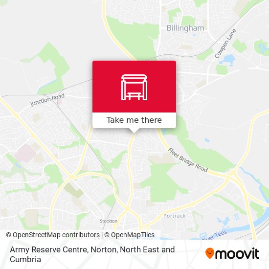 Army Reserve Centre, Norton map