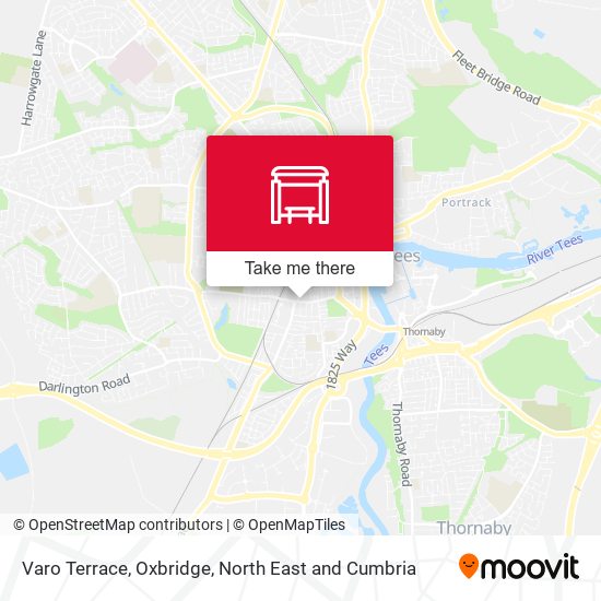 Varo Terrace, Oxbridge map