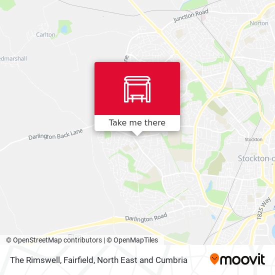 The Rimswell, Fairfield map