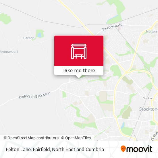 Felton Lane, Fairfield map