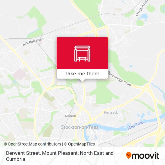 Derwent Street, Mount Pleasant map