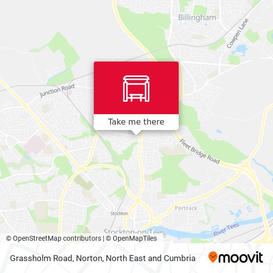 Grassholm Road, Norton map