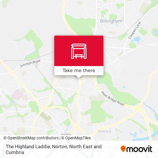 The Highland Laddie, Norton map