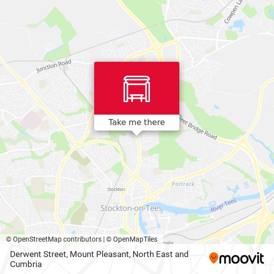 Derwent Street, Mount Pleasant map
