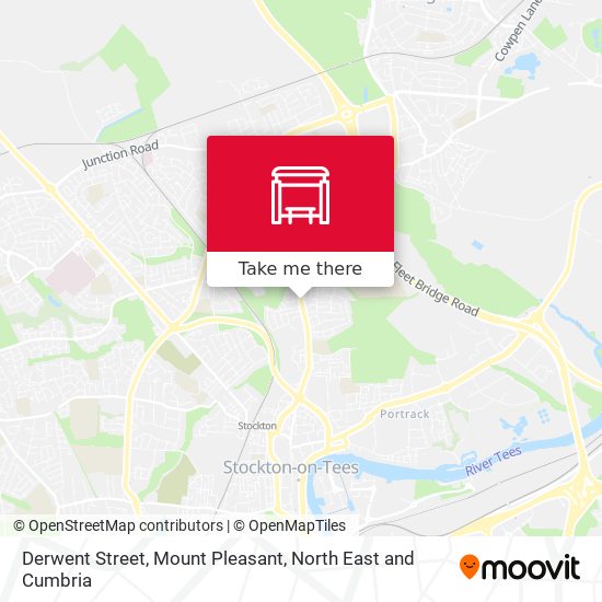 Derwent Street, Mount Pleasant map