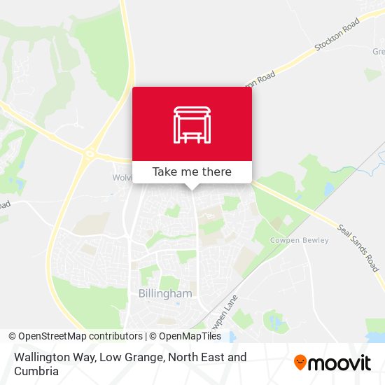 Wallington Way, Low Grange map