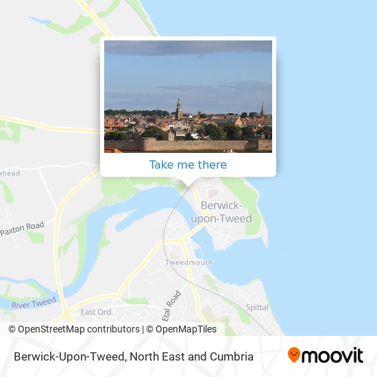 Berwick-Upon-Tweed map