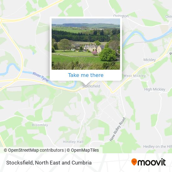Stocksfield map