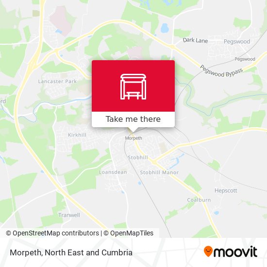 Morpeth map