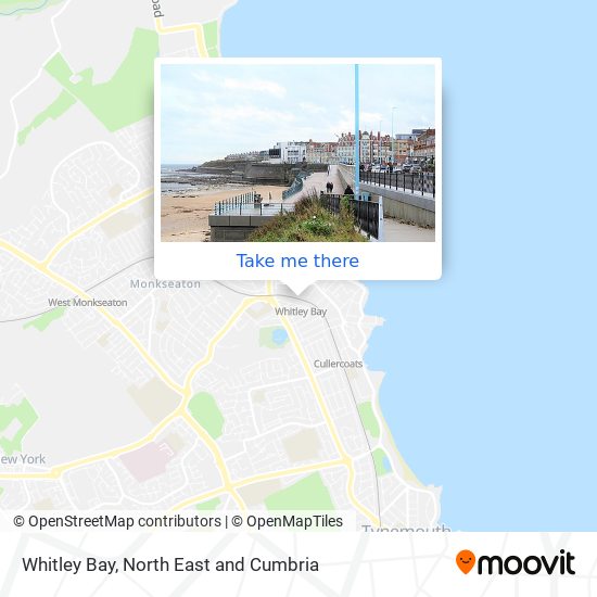 Whitley Bay map