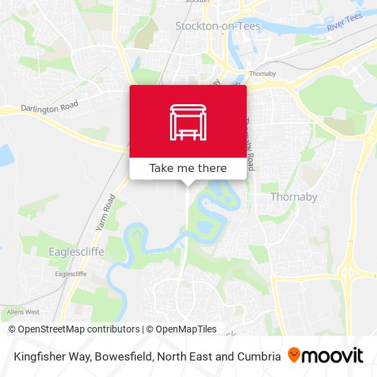 Kingfisher Way, Bowesfield map