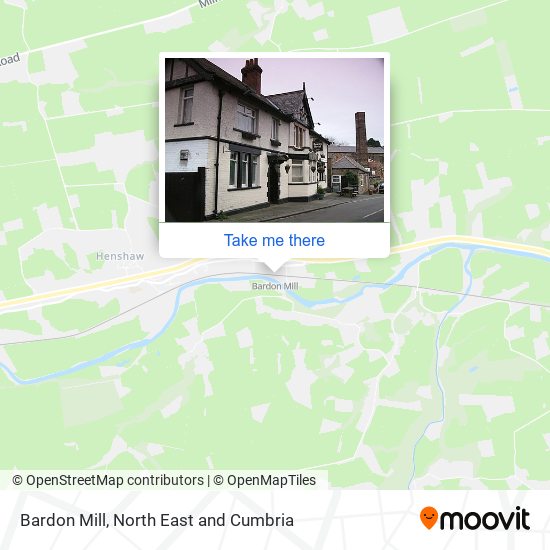 Bardon Mill map