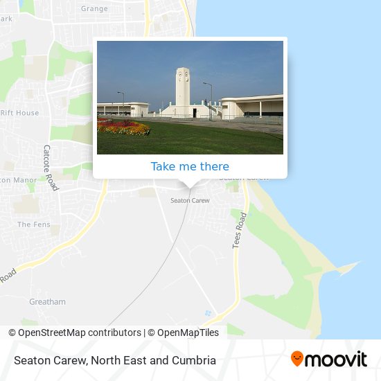 Seaton Carew map