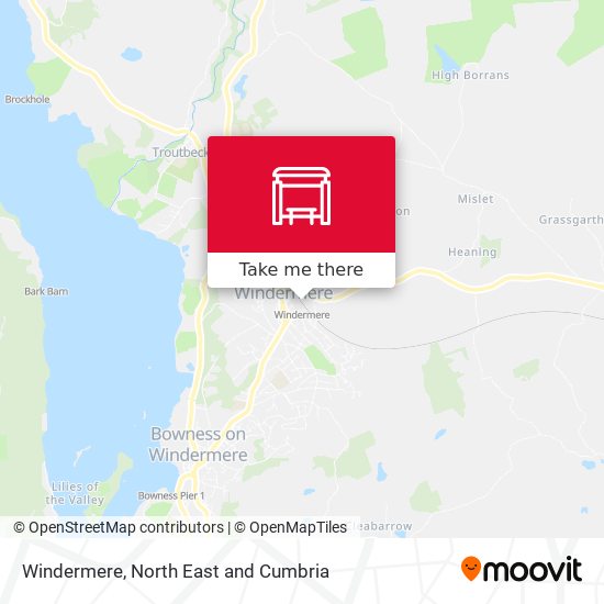 Windermere map