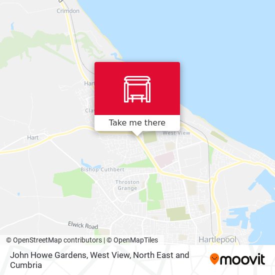 John Howe Gardens, West View map