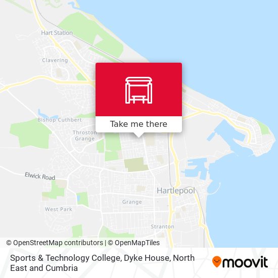 Sports & Technology College, Dyke House map