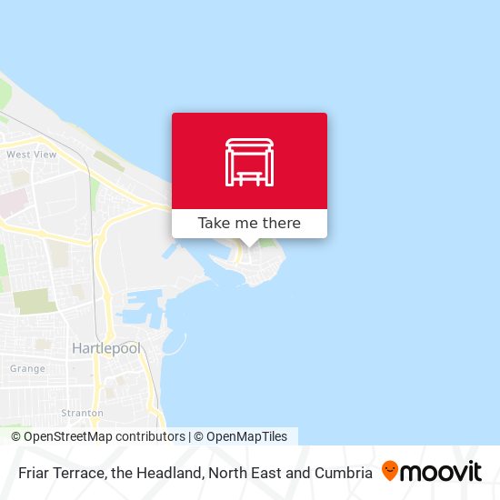 Friar Terrace, the Headland map